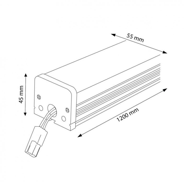 Régua Linear TRIAN 120cm 40W LED 4000lm 6000K Branco - Image 6
