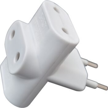 Adaptador Tomadas 3X s/Terra 250V 2,5A 600W Branco