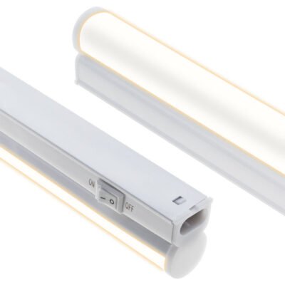 Régua AXINITE 30cm com interruptor 5W LED 450lm 3000K Branco