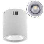 Plafond TUBI 1x20W LED 1600lm 4000K Alumínio Branco