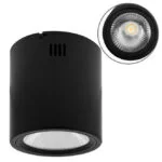 Plafond TUBI 1x20W LED 1600lm 4000K Alumínio Preto