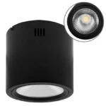 Plafond TUBI 1x30W LED 2400lm 4000K Alumínio Preto