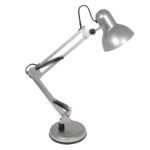 Candeeiro de mesa ANTIGONA articulado 1xE27 Prata