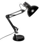 Candeeiro de mesa ANTIGONA articulado 1xE27 Preto e cromado