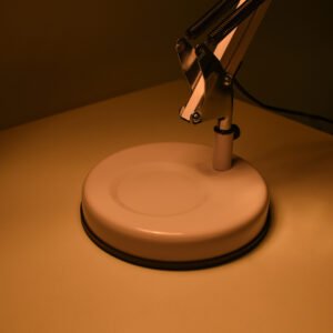 Candeeiro de mesa ANTIGONA articulado 1xE27 Branco e cromado - Image 3