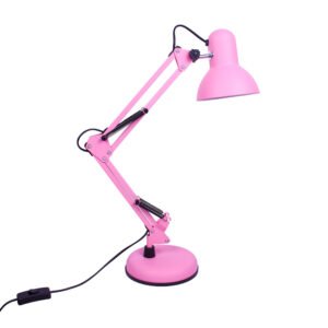 Candeeiro de mesa ANTIGONA articulado 1xE27 Rosa Mate