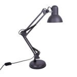 Candeeiro de mesa ANTIGONA articulado 1xE27 Cinzento Mate