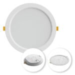 Foco de encastrar BUTUT redondo 24W LED 4000K IP54 Branco