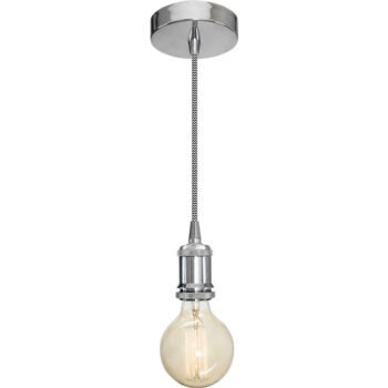 Suspensão TRIPOLI 1xE27 Cromado
