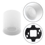 Aro para plafond ONIRO redondo Alt.10xD.9,6cm Policarbonato (PC) Branco