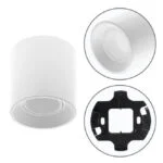 Aro para plafond ONIRO redondo Alt.10xD.9,6cm Policarbonato (PC) Branco