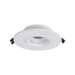Aro de encastrar ONIRO redondo Alt.2,9xD.11cm Policarbonato (PC) Branco
