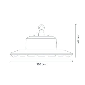 Campânula Led SUPERVISION IP65 150W 15000lm 5000k - Image 5