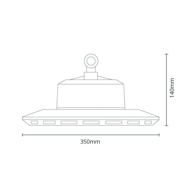 Campânula Led SUPERVISION IP65 150W 15000lm 5000k - Image 5