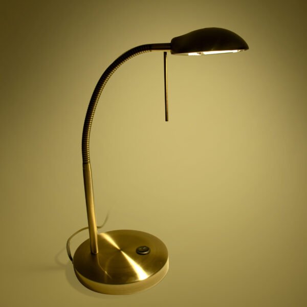 Candeeiro de mesa STU 1xG9 Alt.43xD.28cm Oxidado - Image 3