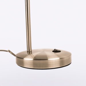 Candeeiro de mesa STU 1xG9 Alt.43xD.28cm Oxidado - Image 5