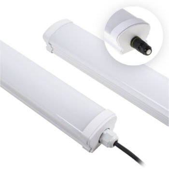 Régua COLUMBITE 120cm IP65 1x36W LED 2880lm 6000K Branco c/conectores rápidos