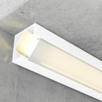 Perfil de Aluminio Kopep Branco 2mt