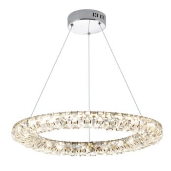 Suspensão SUNNY 1x40W LED CCT Cromado