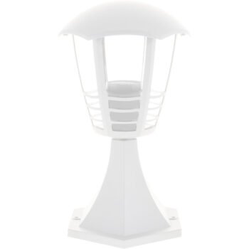 Pilar TERVA pequeno IP44 1xE27 Alt.30xD.17cm Branco