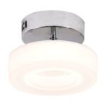 Plafond TOKIO 1x12W LED 4000K Alt.10xD.13cm Cromado