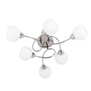 Plafond UMBRIA 6xE14 Alt.16xD.69m Cromado - Image 2
