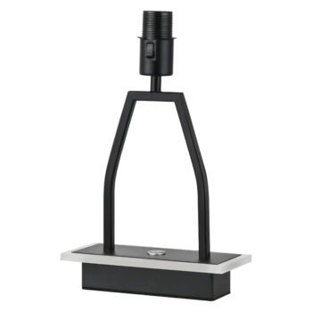 Base para candeeiro de mesa TROFA 1xE27+1x6W LED 4000K preto