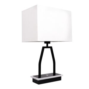 Base para candeeiro de mesa TROFA 1xE27+1x6W LED 4000K preto - Image 2