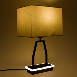 Base para candeeiro de mesa TROFA 1xE27+1x6W LED 4000K preto - Image 4