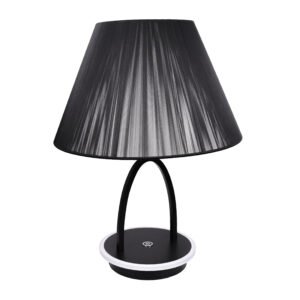 Base para candeeiro de mesa MAIA 1xE27+1x6W LED 4000K Preto - Image 2