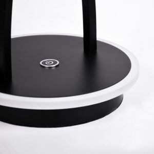 Base para candeeiro de mesa MAIA 1xE27+1x6W LED 4000K Preto - Image 3
