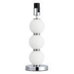 Base para candeeiro de mesa GONDOMAR 1xE27+1x10W LED 4000K cromado