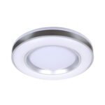 Plafond JUPITER D.50cm 72W LED regulável 3000-4000-6000K Prata