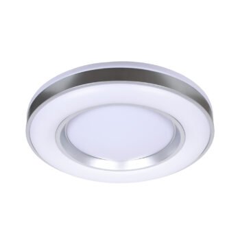 Plafond JUPITER D.50cm 72W LED regulável 3000-4000-6000K Prata