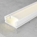 Perfil de Aluminio SID Branco com difusor opalino - 2mt