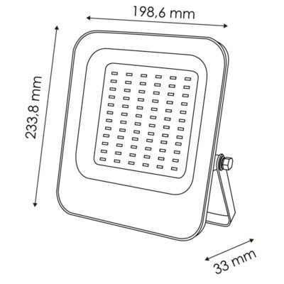 Projetor Led Napoli 100W Rgb - Image 2