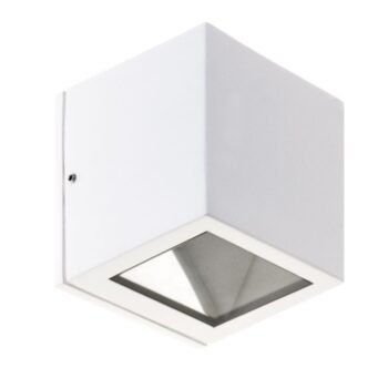 Aplique CAVALUM IP54 1xG9 Alumínio+Vidro Branco