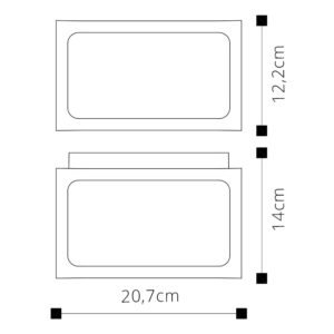 Aplique CRIZ IP44 1xE27 C.12,3xL.14xAlt.120,7cm Branco - Image 5