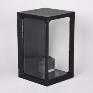 Aplique CRIZ IP44 1xE27 C.12,3xL.14xAlt.120,7cm Preto - Image 2