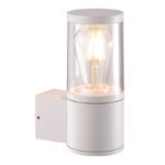 Aplique EGA IP65 1xE27 Alumínio + PC Branco
