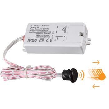 Sensor de Movimento IR branco IP20, ângulo de deteção 30° (201)