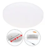 Foco de encastrar LIRA redondo 1x30W LED 2700lm 3000K Branco