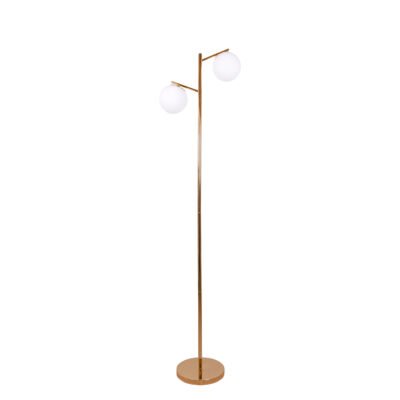 Candeeiro de pé AIMEE 2xE27 Alt.170xD.42cm dourado