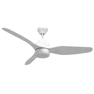 Ventoinha de tecto PONIENTE branca, 3 palas, 16W LED 4000K