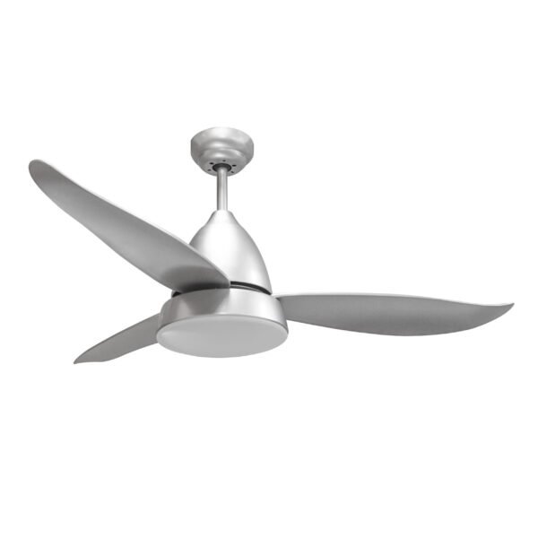 Ventoinha de tecto MARINO prata, 3 palas, 16W LED 4000K