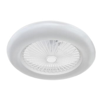Ventoinha de tecto TORNADO branca, 5 palas, 48W LED 3000-6000K