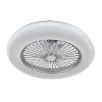 Ventoinha de tecto TORNADO prata, 5 palas, 48W LED 3000-6000K