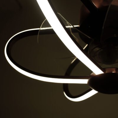 Ventoinha de tecto JURA castanha, 5 palas, 74W LED 3000-6500K - Image 2