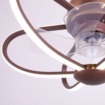 Ventoinha de tecto JURA castanha, 5 palas, 74W LED 3000-6500K - Image 3