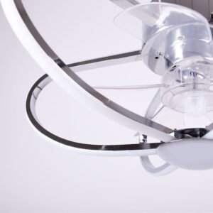 Ventoinha de tecto JURA cromada, 5 palas, 74W LED 3000-6500K - Image 3